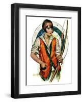 "Target Practice,"October 8, 1927-Ellen Pyle-Framed Giclee Print