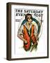 "Target Practice," Saturday Evening Post Cover, October 8, 1927-Ellen Pyle-Framed Premium Giclee Print