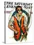 "Target Practice," Saturday Evening Post Cover, October 8, 1927-Ellen Pyle-Stretched Canvas