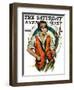 "Target Practice," Saturday Evening Post Cover, October 8, 1927-Ellen Pyle-Framed Giclee Print