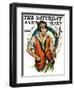 "Target Practice," Saturday Evening Post Cover, October 8, 1927-Ellen Pyle-Framed Giclee Print