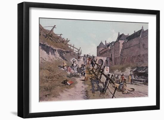 Target Practice-Francois Flameng-Framed Giclee Print