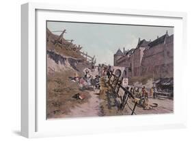 Target Practice-Francois Flameng-Framed Giclee Print