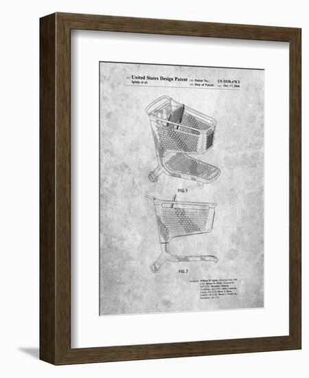 Target Shopping Cart Patent-Cole Borders-Framed Art Print