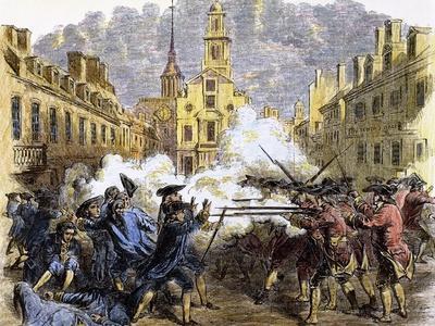 American Revolutionary War (1775-1783). the Boston Massacre (1770).
