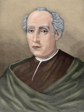 Portrait of Madame Jesse Root Grant (Nee Hannah Simpson, 1798-1883), Mother of American President U - Giclee Print, 9x12