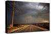 Tarmac Road Disappearing into Distance in USA-Jody Miller-Stretched Canvas
