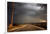 Tarmac Road Disappearing into Distance in USA-Jody Miller-Framed Photographic Print