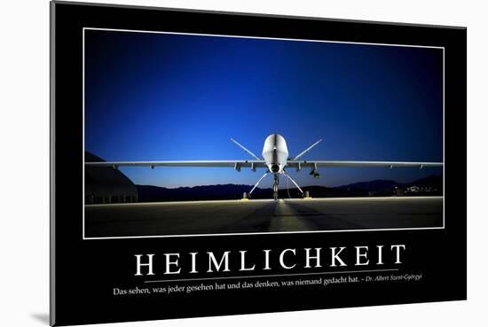 Tarnung: Motivationsposter Mit Inspirierendem Zitat-null-Mounted Photographic Print