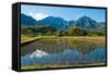 Taro field, Hanalei, Kauai, Hawaii-Mark A Johnson-Framed Stretched Canvas