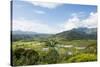 Taro Fields in Hanalei National Wildlife Refuge, Hanalei Valley, Kauai, Hawaii-Michael DeFreitas-Stretched Canvas