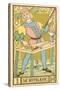 Tarot: 1 Le Bateleur, The Juggler-Oswald Wirth-Stretched Canvas