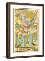 Tarot: 1 Le Bateleur, The Juggler-Oswald Wirth-Framed Art Print