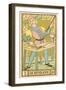 Tarot: 1 Le Bateleur, The Juggler-Oswald Wirth-Framed Art Print