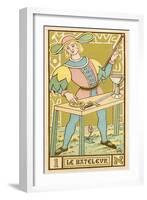 Tarot: 1 Le Bateleur, The Juggler-Oswald Wirth-Framed Art Print