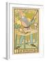 Tarot: 1 Le Bateleur, The Juggler-Oswald Wirth-Framed Art Print