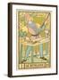 Tarot: 1 Le Bateleur, The Juggler-Oswald Wirth-Framed Art Print