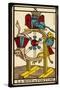 Tarot: 10 La Roue de Fortune, The Wheel of Fortune-null-Stretched Canvas