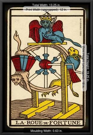 Tarot: 10 La Roue de Fortune, The Wheel of Fortune' Photographic Print |  AllPosters.com