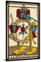 Tarot: 10 La Roue de Fortune, The Wheel of Fortune-null-Mounted Photographic Print