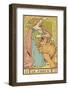 Tarot: 11 La Force, Strength-Oswald Wirth-Framed Photographic Print