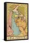 Tarot: 11 La Force, Strength-Oswald Wirth-Framed Stretched Canvas