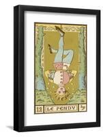 Tarot: 12 Le Pendu, The Hanged Man-Oswald Wirth-Framed Photographic Print