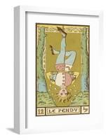 Tarot: 12 Le Pendu, The Hanged Man-Oswald Wirth-Framed Photographic Print