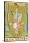 Tarot: 12 Le Pendu, The Hanged Man-Oswald Wirth-Stretched Canvas