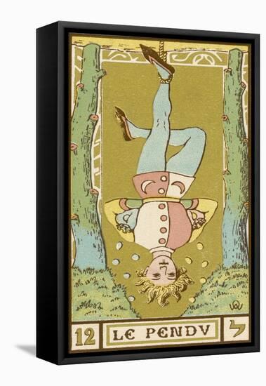 Tarot: 12 Le Pendu, The Hanged Man-Oswald Wirth-Framed Stretched Canvas