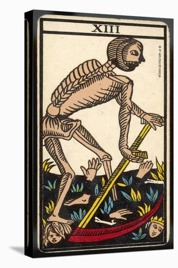 Tarot: 13 La Mort, Death-null-Stretched Canvas