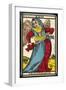 Tarot: 14 La Temperance-null-Framed Art Print