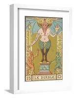 Tarot: 15 Le Diable, The Devil-Oswald Wirth-Framed Photographic Print