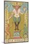 Tarot: 15 Le Diable, The Devil-Oswald Wirth-Mounted Photographic Print