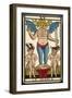 Tarot: 15 Le Diable, The Devil-null-Framed Art Print