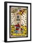 Tarot: 16 La Maison Dieu, The Tower-null-Framed Art Print