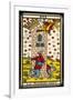 Tarot: 16 La Maison Dieu, The Tower-null-Framed Art Print