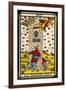 Tarot: 16 La Maison Dieu, The Tower-null-Framed Art Print