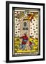 Tarot: 16 La Maison Dieu, The Tower-null-Framed Art Print