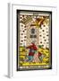 Tarot: 16 La Maison Dieu, The Tower-null-Framed Art Print