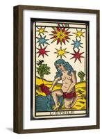 Tarot: 17 L'Etoile, The Star-null-Framed Photographic Print