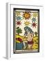 Tarot: 17 L'Etoile, The Star-null-Framed Photographic Print