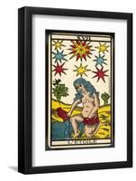 Tarot: 17 L'Etoile, The Star-null-Framed Photographic Print