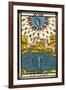 Tarot: 18 La Lune, The Moon-null-Framed Photographic Print