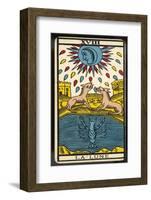 Tarot: 18 La Lune, The Moon-null-Framed Photographic Print