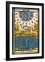 Tarot: 18 La Lune, The Moon-null-Framed Photographic Print