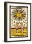 Tarot: 19 Le Soleil, The Sun-null-Framed Photographic Print