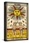 Tarot: 19 Le Soleil, The Sun-null-Stretched Canvas