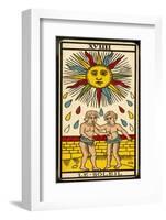 Tarot: 19 Le Soleil, The Sun-null-Framed Photographic Print