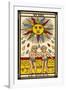 Tarot: 19 Le Soleil, The Sun-null-Framed Photographic Print